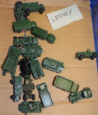 Lot 1563 - One tray of Matchbox 175 Series Military diecast