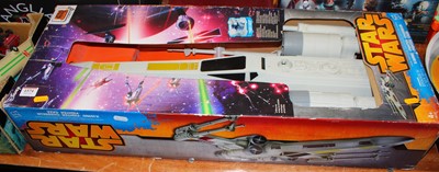 Lot 1574 - A Star Wars Hasbro battery operated X wing...