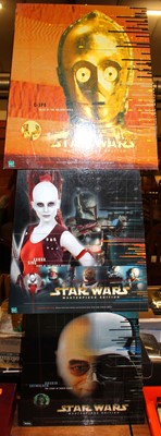 Lot 1575 - Three various boxed Star Wars Master Piece...