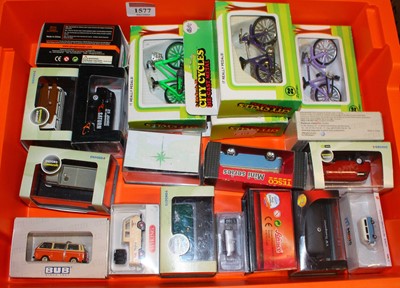 Lot 1577 - One tray of mixed modern issue diecast to...