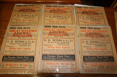 Lot 1586 - A quantity of Great Western Railway magazine...