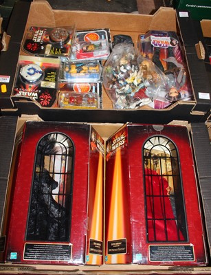 Lot 1589 - Two boxes of Star Wars collectables