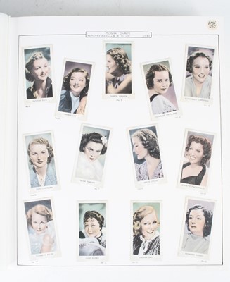 Lot 385 - An album of cigarette cards, neatly arranged...