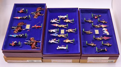 Lot 1758 - A collection of three boxed Britains military...
