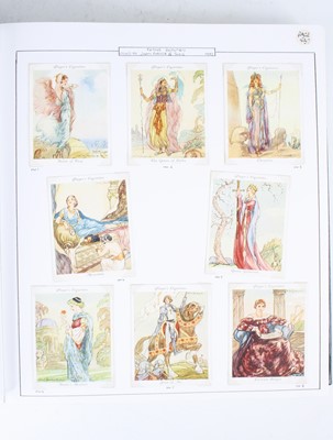 Lot 384 - An album of cigarette cards, neatly arranged...