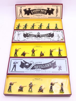 Lot 1739 - A Britains modern release soldier gift set...