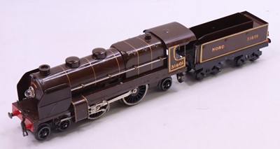 Lot 103 - 1938-41 Hornby No.3C electric Riviera Blue...