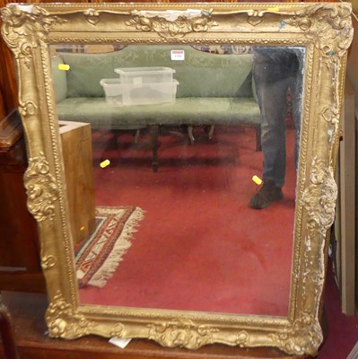 Lot 1106 - A floral decorated giltwood and gesso...