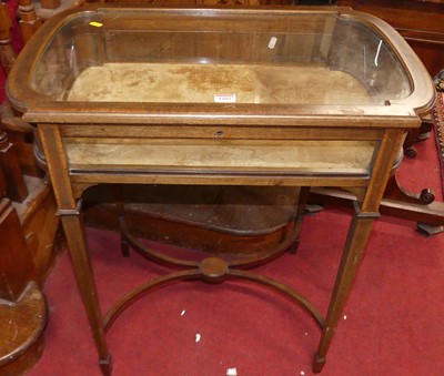 Lot 1109 - An Edwardian mahogany and satinwood inlaid...