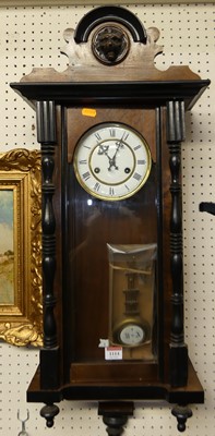 Lot 1114 - An early 20th century Vienna walnut and...