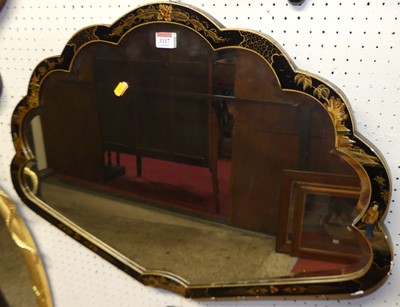 Lot 1117 - An early 20th century chinoiserie black...