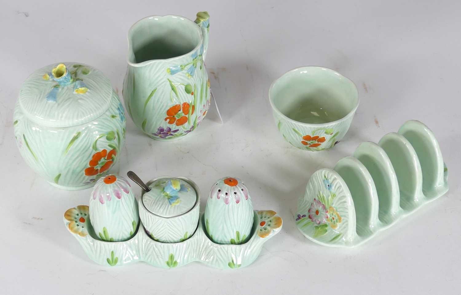 Lot 177 - A Beswick Wayside cruet set, featuring a...
