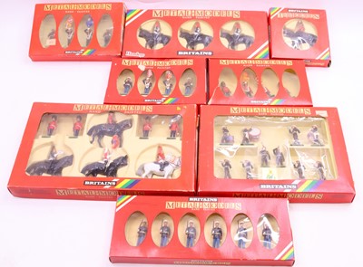 Lot 1737 - A collection of boxed Britains soldiers and...