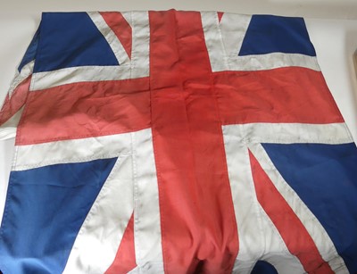 Lot 528 - A Union Jack flag, made by Hampshire Flag, 96...
