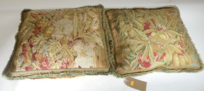 Lot 529 - A pair of Arts & Crafts embroidered cushions