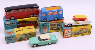 Lot 1417 - One tray containing four various boxed Corgi...