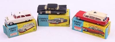 Lot 1411 - A collection of three boxed original Corgi...