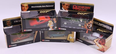 Lot 902 - A collection of five various boxed James Bond:...