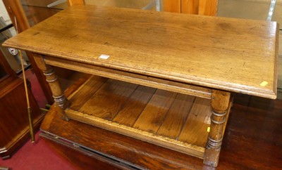 Lot 1165 - A Titchmarsh & Goodwin joined oak rectangular...