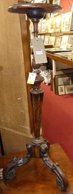 Lot 1175 - A 19th century Italian walnut fixed top...