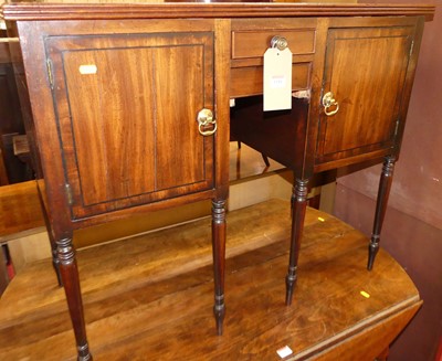Lot 1188 - A small 19th century mahogany sideboard, w.93cm