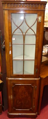 Lot 1192 - Contemporary yew wood furniture, to include; a...