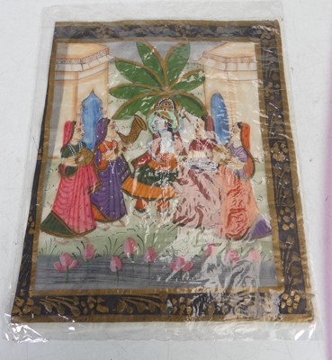 Lot 515 - A Pichwai painting fragment on cloth