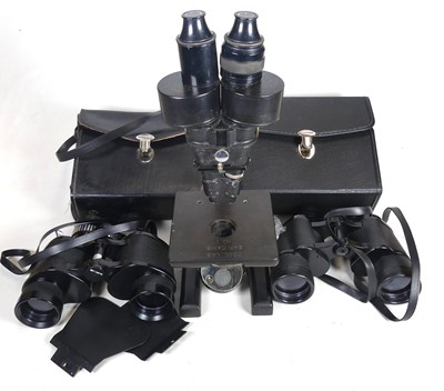 Lot 518 - An American Spencer Buffalo microscope,...