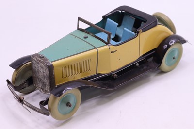 Lot 1742 - Chad Valley U-Builda open topped car, cream,...