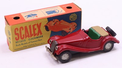 Lot 1839 - Scalex tinplate and friction drive model of a...