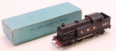 Lot 223 - Hornby Dublo pre-war EDL7 LMS 0-6-2T loco 6917,...