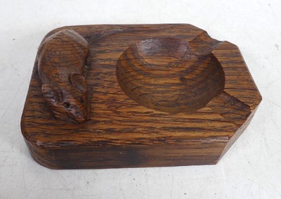 Lot 470 - A Robert 'Mouseman' Thompson carved oak...
