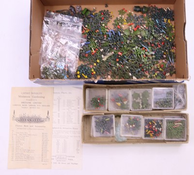 Lot 1670 - Britains Miniature Garden large collection of...