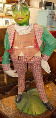 Lot 1243 - A novelty standing figure of "Mr Toad", height...
