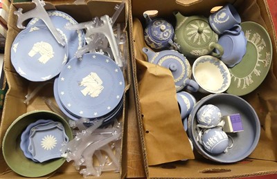 Lot 552 - Two boxes of Wedgwood Jasperware, to include...