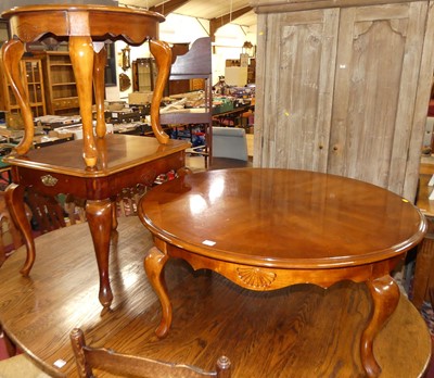 Lot 1261 - A collection of three contemporary cherrywood...