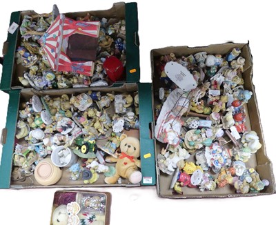 Lot 596 - Three boxes of Cherish Teddy ornaments, to...