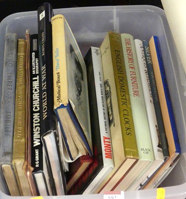 Lot 592 - A collection of hardback books to include...