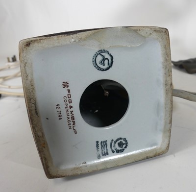 Lot 23 - A Fog & Morup Copenhagen table lamp together...