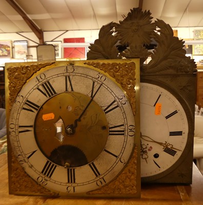 Lot 1316 - Three various 18th/19th century brass silvered...