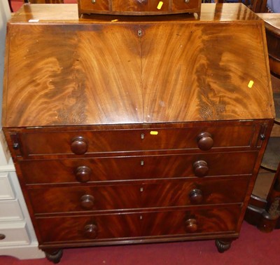 Lot 1326 - A mid-Victorian mahogany and flame mahogany...