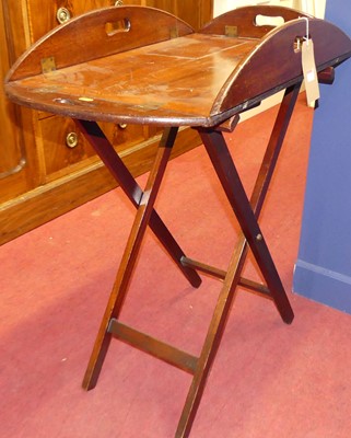 Lot 1330 - A gilt brass framed nest of three occasional...