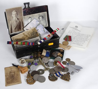 Lot 439 - Mixed lot to include military uniform ribbon...