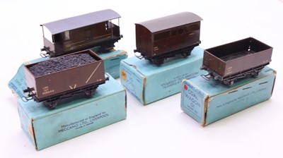 Lot 246 - Four Hornby Dublo pre-war LMS wagons to...