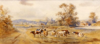 Lot 1033 - Henry Earp (19th century) - Pair; Cattle...