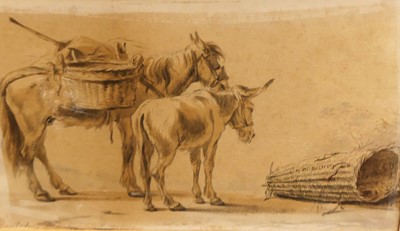 Lot 1038 - Early 20th century Italian school - Head and...