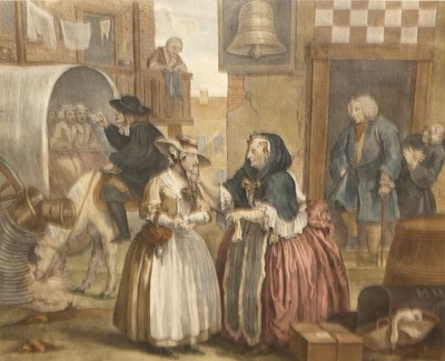 Lot 1042 - William Hogarth - a set of eight colour...
