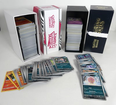 Lot 457 - Two boxes of British Pokémon trading cards,...