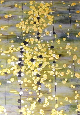 Lot 1003 - Contemporary mixed media on canvas, untitled,...