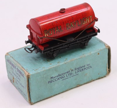 Lot 241 - Hornby Dublo pre-war D1 oil tank wagon "Royal...